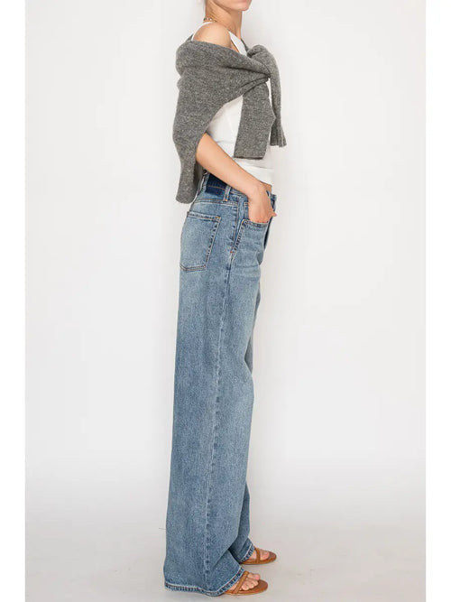 Artemis Vintage High Rise Straight Leg Jeans